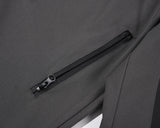 retro hip hop drawstring back zipper breathable casual trousers mens straight solid color vibe style oversized track pants unique default style 433