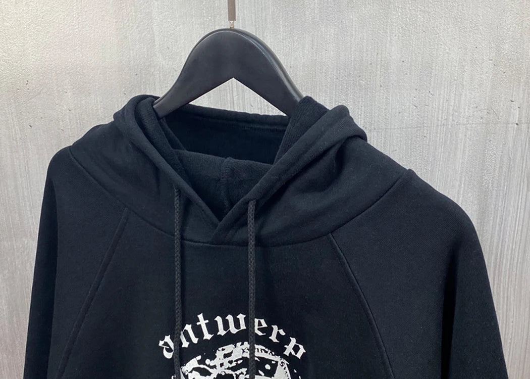 anime chrome print featuring new luxury 2023 antwerp archive redux pullover hoodies hoody hooded sweatshirts velvet cotton drake thick fleece street 153