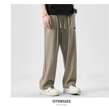 2024 new y2k straight gym pants mens korean fashion sportswear drawstring wide leg sweatpants casual baggy vintage trousers unique joggers style 3355