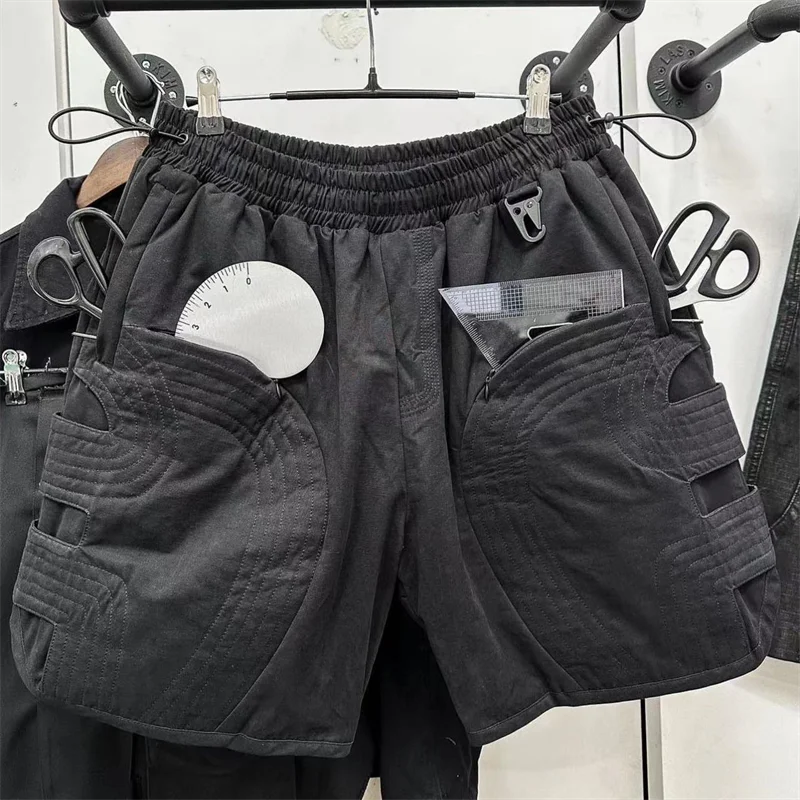 Whoisjacow High Quality 1:1 Men's Workwear hollowed out layered functional sports shorts