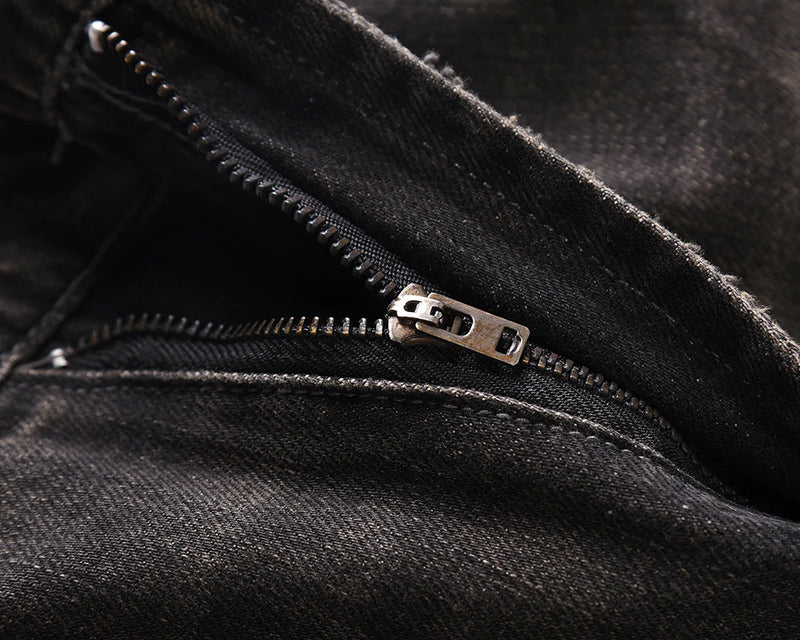 streetwear frayed hole distreesed ripped baggy jeans for men and women pantalones hombre y2k casual denim trousers oversized unique jeans style 5918