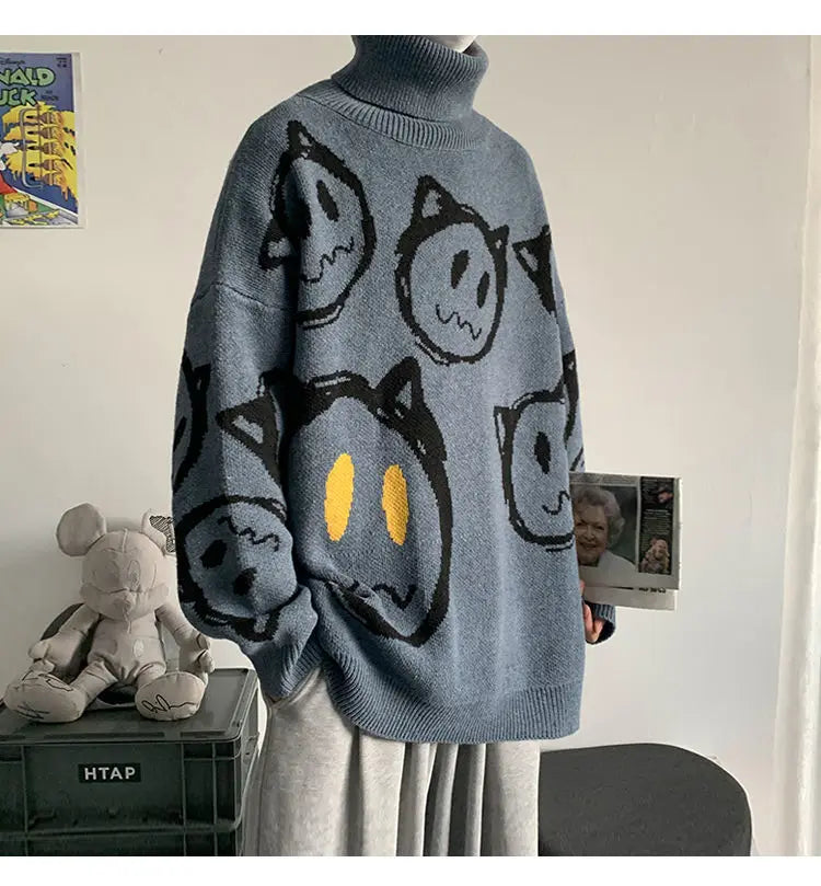 retro graphic hoodie, high-street urban outfit for cozy layering in cold seasons, mens fashion layer for modern streetwear co
