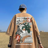Y2k Vintage Anime – Rose Will Bloom All The Time Goth Letter Design Printed