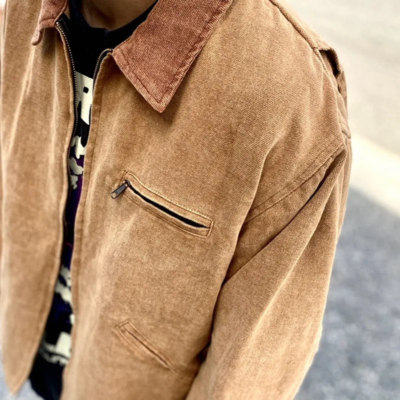 trendy coat featuring new 2023 luxury men detroit old washing multi workwearbomber coats jackets down coats shirts cotton warm winter 450 design – premium quality jacket for men