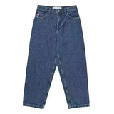 big boy denim y2k embroidery golf trap wang jeans men women streetwear baggy jeans pants leisure simple straight cargo trousers unique cargo style 4053