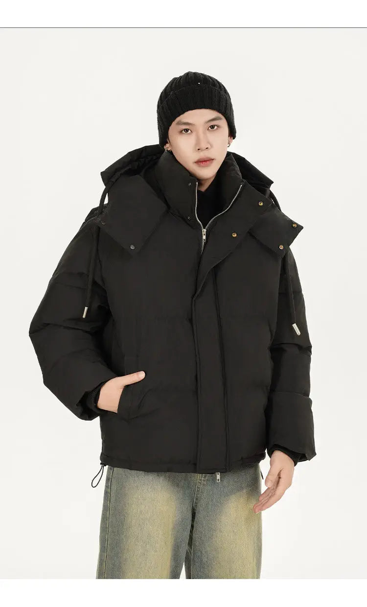 leather panel bomber, high-street look - trendy urban streetwear fashion for men and women