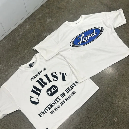 Grunge Graphic tee – Hip Hop Retro Trendy Fashion Letter Printed T Shirt Tops Men