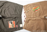 autumn winter heavyweight pure cotton thick american retro workwear khaki pants business casual mens basic solid color pants unique default style 1059