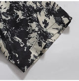 Men's Shirts Harajuku Cool Handsome High Street Masculinas Hawaiian Stylish Loose Half Sleeve Shirt Dark Wind Versatile Tops