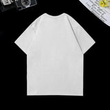 Glitchcore Oversized shirt – I Need Coffee Graphic Print Short Sleeve T Shirts Hombre Y2K