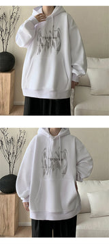 Printed Street Goth Hoodie – New Gothic Letter Printed Hoodies For Men Autumn Hip Hop Oversized Hooded Sweatshirt Y2K Streetwear Graphic Hoodie Tracksuit | Gothic Drop #10