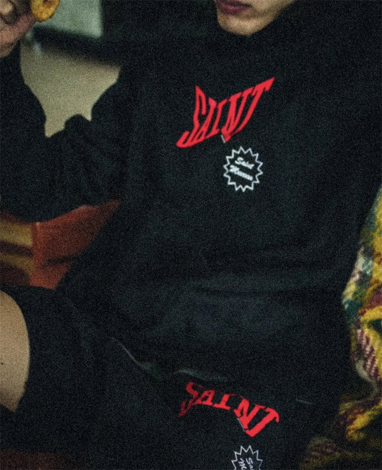 Oversized gothic hoodie with haunting night aesthetic