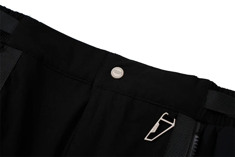 undermycar functional strap high street pure cotton pants unique default style 2924