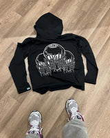 Anime Aesthetic Tee – Harajuku Fee Me Skull Hand Hoodies Women Streetwear Vintage