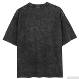 Sadcore Graphic tee – Vintage Men Tshirt Streetwear Hip Hop Portrait Robot Dinosau