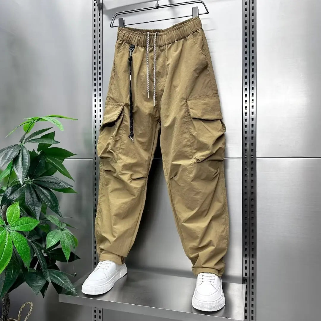 harajuku oversized cargo pants men streetwear vintage y2k hip hop wide leg joggers baggy casual sweatpants casual teenagers unique joggers style 1628