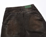 vintage baggy jeans men tie dyed distressed loose straight denim pants luxury designer jeans male streetwear hip hop trousers unique jeans style 176
