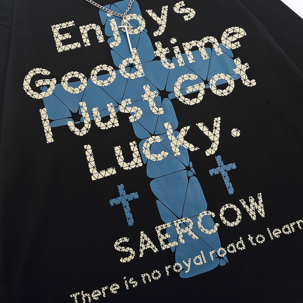 "Good Times" Unisex Men Women Streetwear Graphic Sweatshirt Daulet Apparel