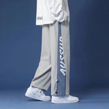 mens graphic printed sweatpants 2024 autumn hip hop fashion drawstring trousers casual loose male streetwear leggings pants urban active pants