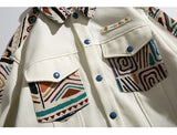 Hooded zip-up windbreaker nan puffer streetwear