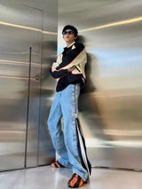 checkered streetwear jacket, daily essential, for men, fall streetwear outfit, oversized style, layered fashion, modern aesthetic