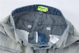 2024 multi pocket jeans vintage mens harajuku cargo denim pants retro hip hop straight loose jean pants unique cargo style 903