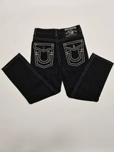 hip hop vintage red true faith embroidered jeans street gothic loose casual denim trousers couples baggy pants y2k clothes unique jeans style 4184