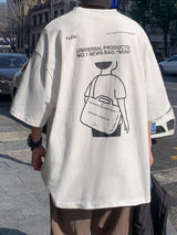 Harajuku Tribal flames – Japanese Streetwear T Shirt Mens Summer Oversized Graphic