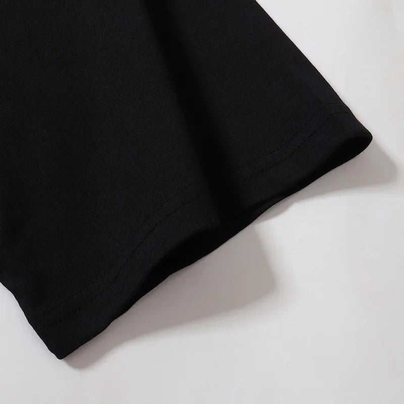 Glitchcore Fashion – High Quality Ih Nom Uh Nit T Shirt Masked Men Letter Printin – Urban Streetwear for Men & Women