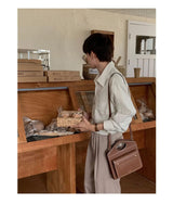 Spring And Autumn New Korean Style Shirt Men Suede Loose Trendy And Ve