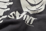 Street rapper hoodie with classic rap lyrics print