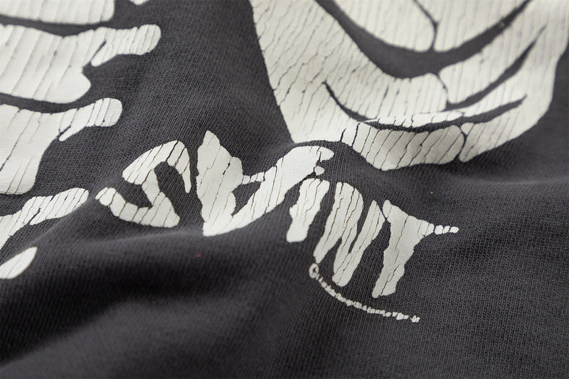 Street rapper hoodie with classic rap lyrics print