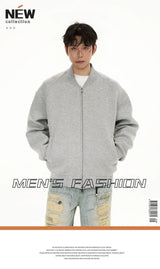 leather varsity jacket, layered style, men's streetwear fashion, trendy oversized fit, urban techwear design, modern hip hop 