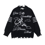 oversized flame jumper with bold print, ideal for photo-ready Y2K streetwear layering, street fashion menswear trend for seas