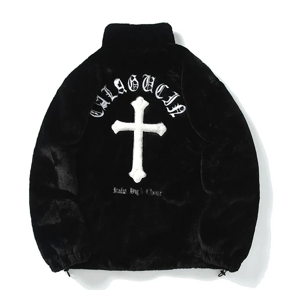 Y2K Skeleton Graphic Hoodie Layered Streetwear