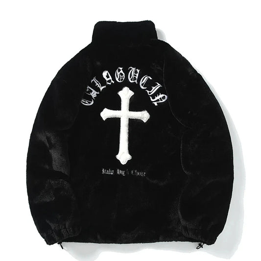 Y2K Skeleton Graphic Hoodie Layered Streetwear