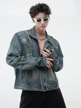oversized grunge coat, photo-ready drip, for men, fall streetwear outfit, oversized style, layered fashion, modern aesthetic, graphic detail