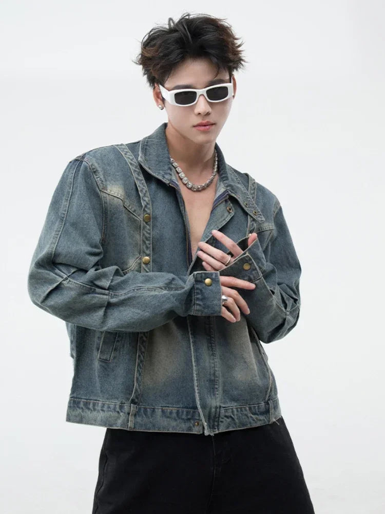 oversized grunge coat, photo-ready drip, for men, fall streetwear outfit, oversized style, layered fashion, modern aesthetic, graphic detail