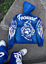 Y2K Pullover Hoodie Long Sleeved Oversize Vintage 3D Printed Clothing