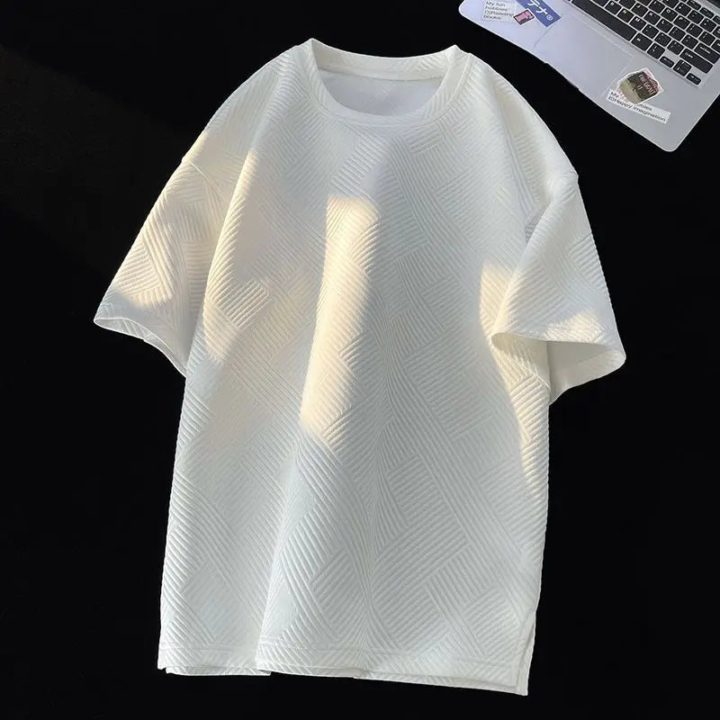 Sadcore Vintage anime – 2023 Summer Men T Shirt Short Sleeve Loose Fashion New Desig