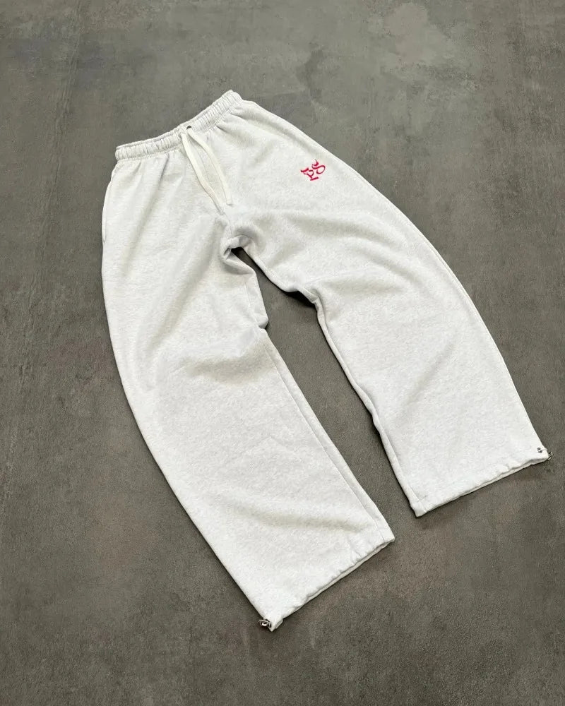 harajuku fashionable sweatpants women y2k casual loose versatile oversized nine point pants street fashion brand trousers men unique joggers style 3693
