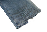 mens fashion ripped jeans blue straight baggy jeans trousers luxury designer loose casual distressed denim pants male unique jeans style 1138