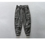 men tactical overalls trousers streetwear amikaji straight stretch baggy outdoor slacks multi pocket cargo joggers pants for man unique joggers style 52