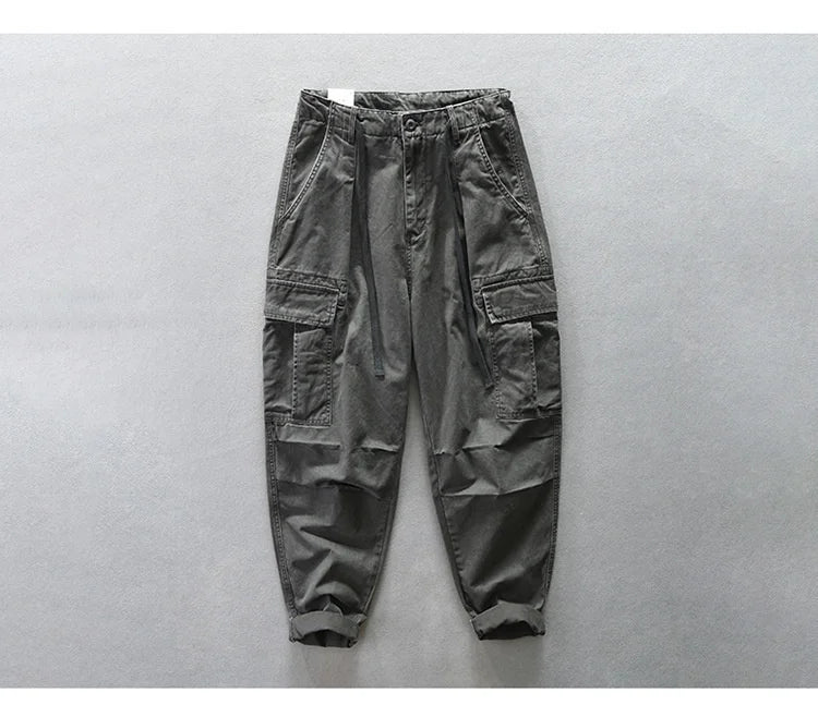 men tactical overalls trousers streetwear amikaji straight stretch baggy outdoor slacks multi pocket cargo joggers pants for man unique joggers style 52