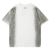 Gothic Vintage print – Men Y2K T Shirts Street Hip Hop Gradient Tshirt Retro Washed