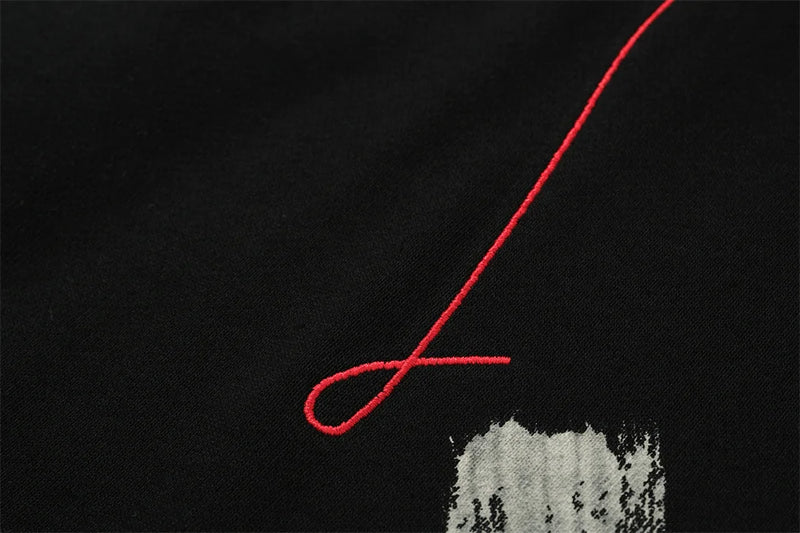 techwear flame knit sweater with structured oversized fit, ideal for cold streetwear layers, men’s streetwear clothing piece 