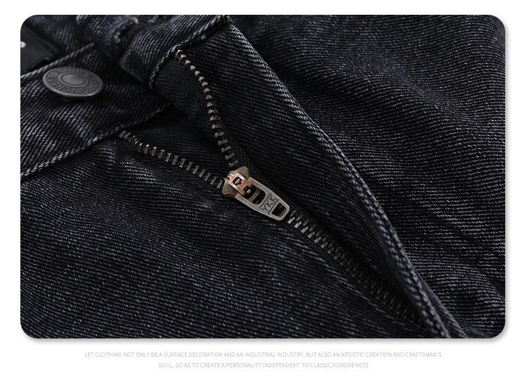 The new autumn and winter jeans are on backwards