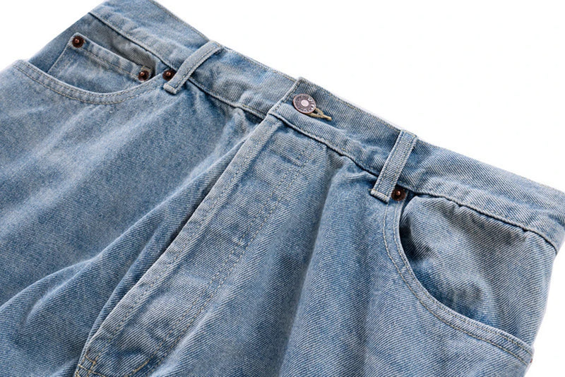 hi street blue jeans men loose wide leg denim pants vintage harajuku streetwear jeans trousers for male unique jeans style 1175