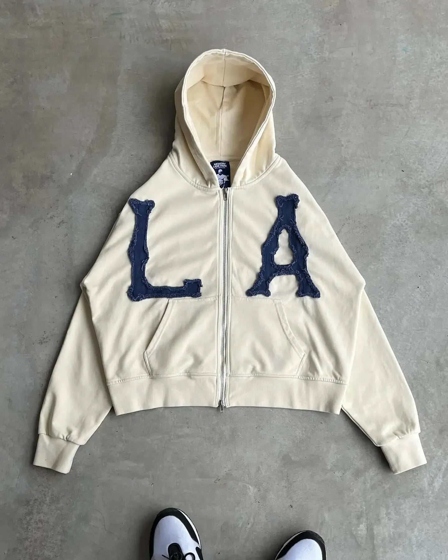 Personalized Hooded Sweatshirt and Sweatpants Two-piece Set Trendy Y2K Niche Sports Men's Top