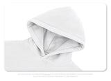Hardcore skater hoodie with rough and torn detailing